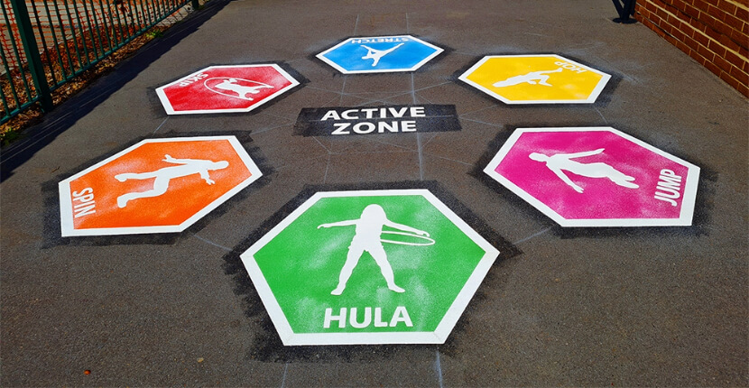 Activity Trail Playground Markings